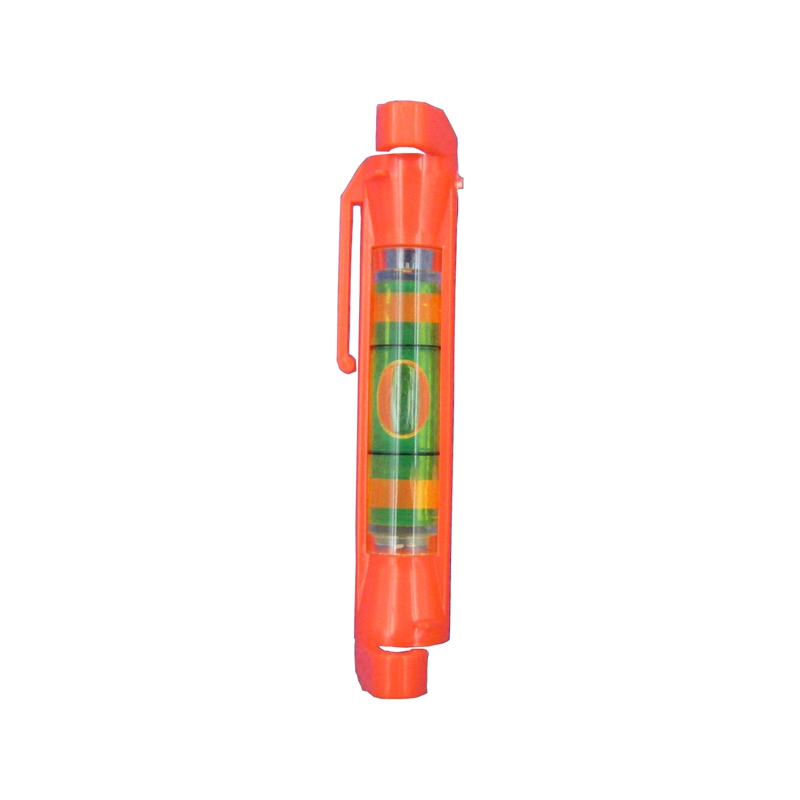 1 Piece Bubble Level with Plastic Shell Red Color level measurement instrument Moving on Line: Red