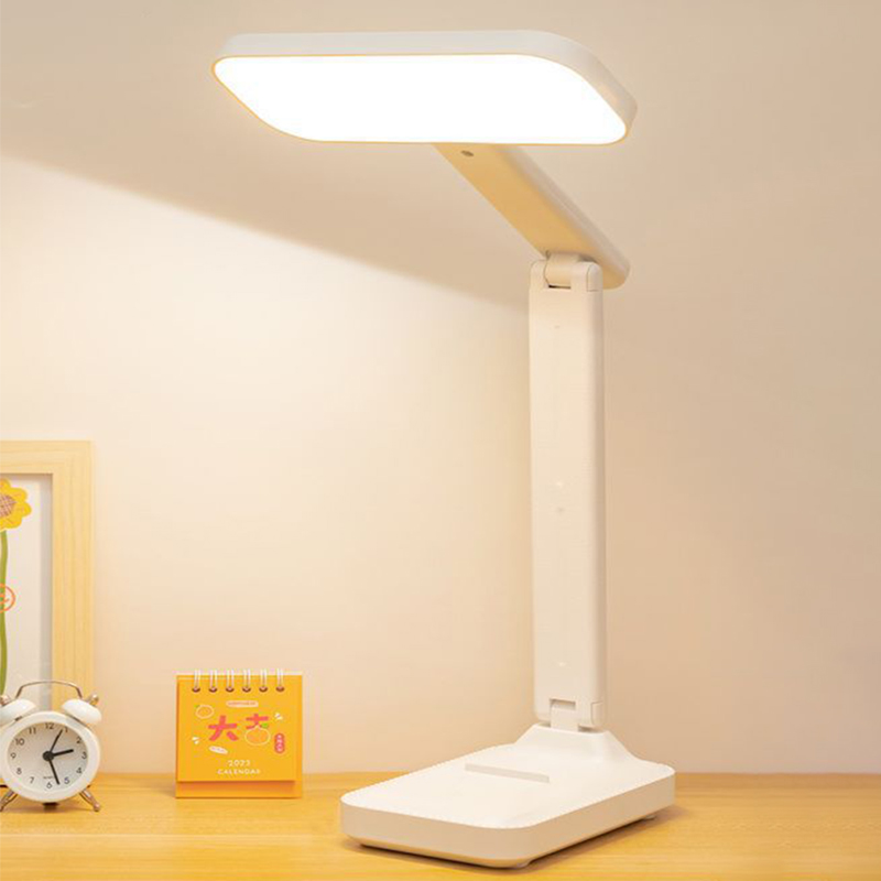 Lâmpada de mesa led 3 níveis regulável toque luz da noite usb recarregável proteção para os olhos dobrável lâmpada mesa para o quarto cabeceira