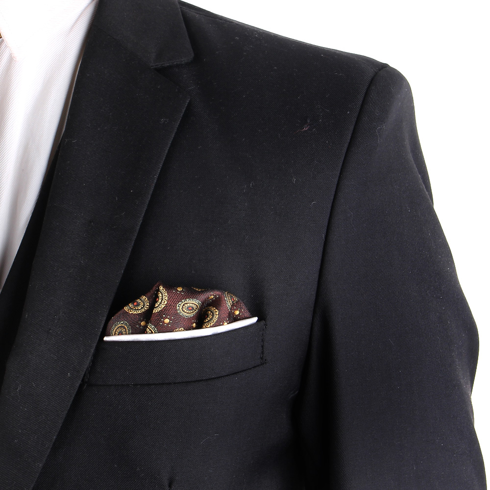 Lenços Lenços Quadrados Floral para Homens e Mulheres, Toalha Peito Tecida, Lenço para Cavalheiros, Toalha de Bolso, Novo
