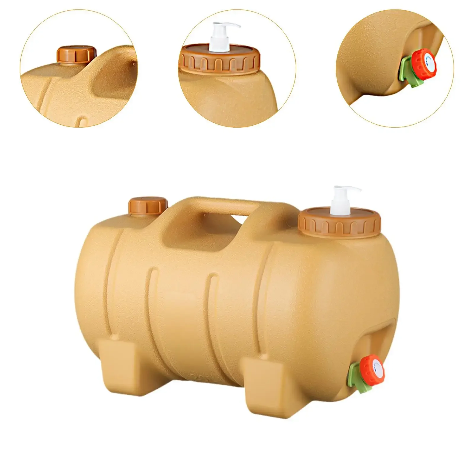 Contenitore per acqua a forma di maialino Dispenser per bevande da 20 litri per picnic Pesca RV Secchio per acqua all'aperto Secchio per acqua all'aperto
