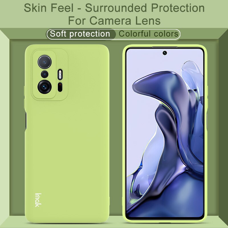 Imak Voor Xiaomi Mi 11T Case UC-2 Frosting Flexibele Dunne En Licht Zachte Tpu Cover Case Voor Xiaomi 11T Mi11T Pro