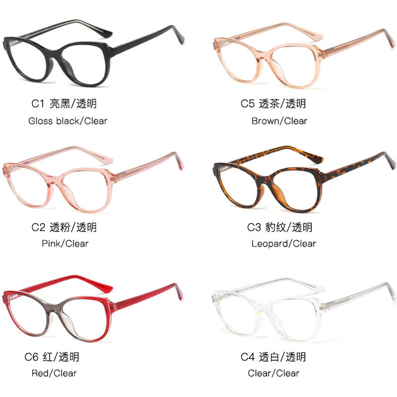 simple versatile frame mirror TR90 spring leg plug flat lens men's and women's spectacle frames