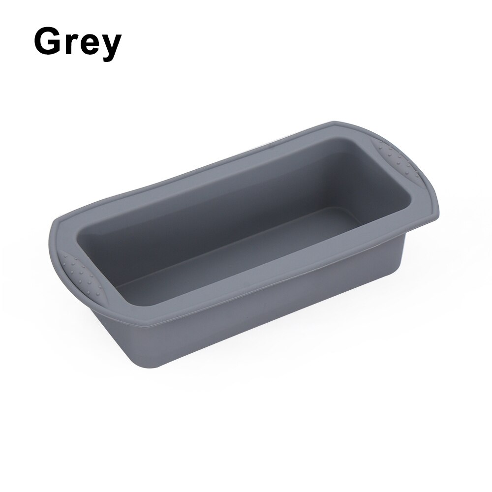 1/2PCS Oval Shape Cheesecake Baking Bread Pan Non-stick Aluminum Alloy DIY Toast Cake Mold Tray Kitchen Gadgets: grey