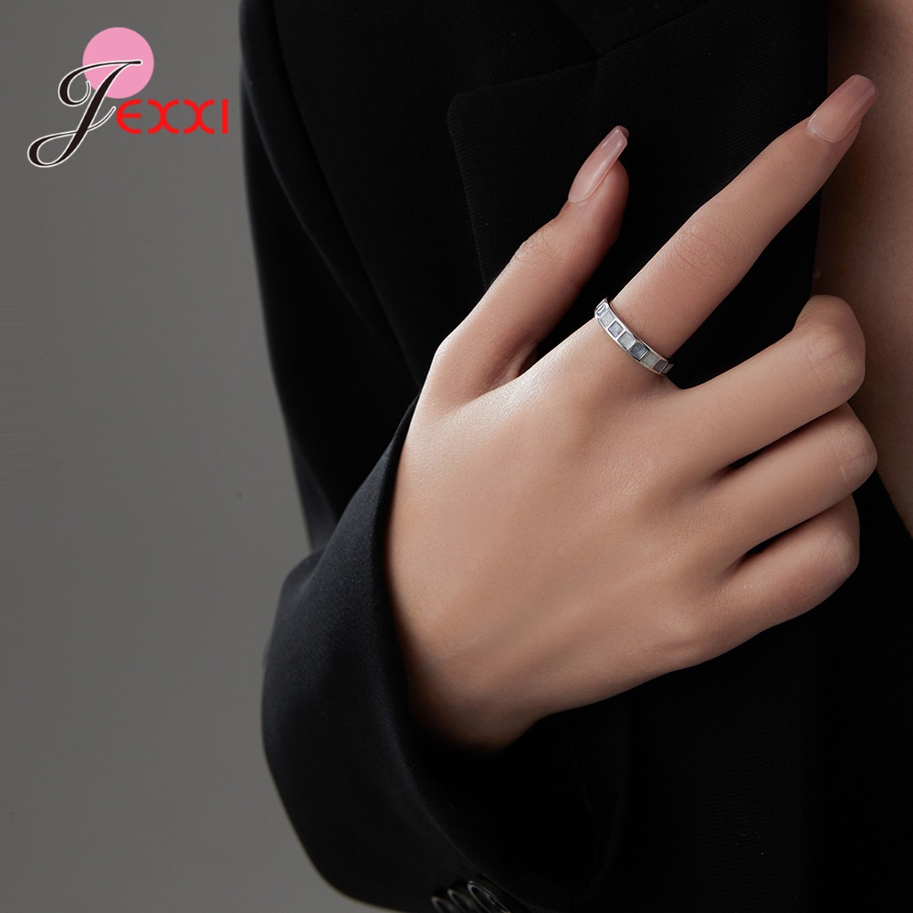 925 Sterling Zilver Elegante Temperament Ringen Sieraden Verjaardag Jubileumcadeau Voor Vrouwen Meisjes