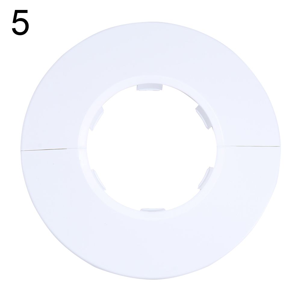 Plastic Shower Kitchen Wall Flange Chrome Faucet Accessories Pipe Wall Covers Faucet Decorative Cover Faucet Decor Home Tools: 5