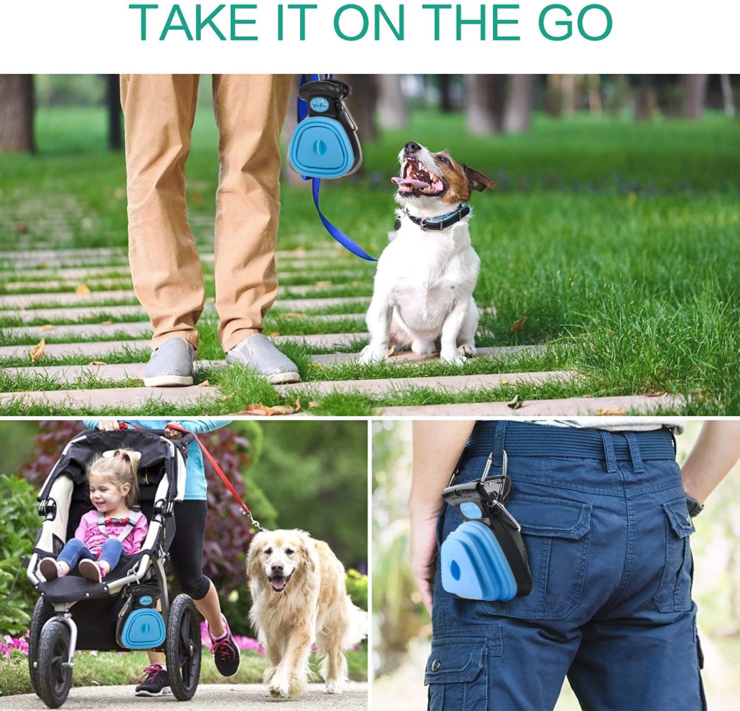 Poop Clip Dog Poop Picker Foldable Pet Poop Clip For Outdoor Use Pet Poop Storage Box Dog Sanitary Accessories With Garbage Bag