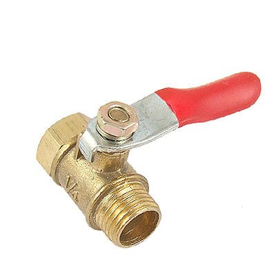 Dual Port Male to 13mm F Thread Lever Handle Ball Valve