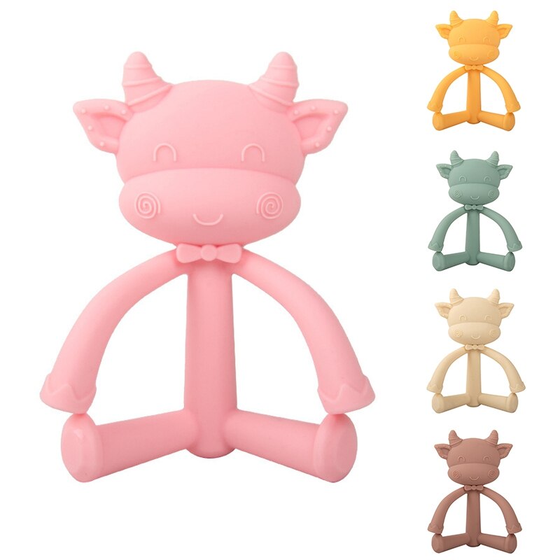 Del bambino del silicone Dentizione Masticare Giocattoli Sensoriale Ciucci per Bambini per Lo Sviluppo