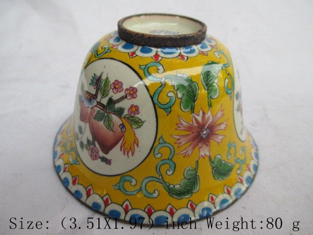 Oude antieke Chinese Klassieke cloisonne kom