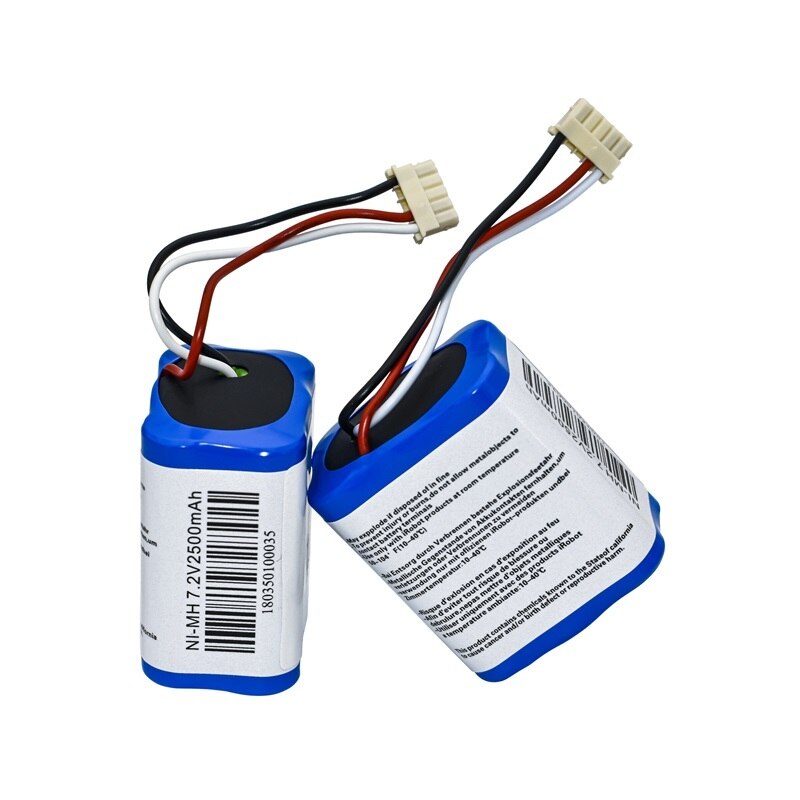 1Pcs Original 7,2 V 2500mAh Batterie für iRobot Roomba Braava 380 380T Mint 5200c Ni-Mh 2500mAh 2,5 Ah 7,2 v Akku