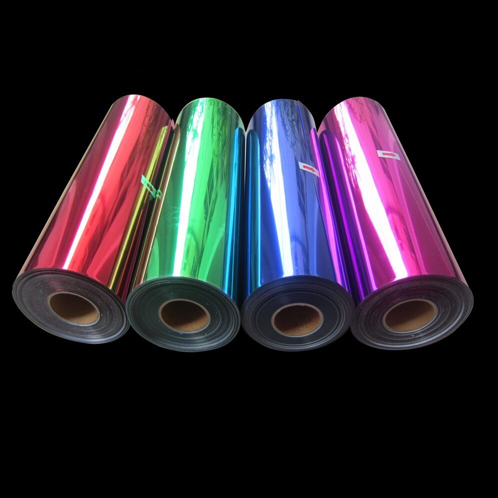 50 cm x 100 cm Heat Transfer Vinyl Film HUISDIER Metalen licht Spiegel Afwerking voor Textiel T- shirrt Print Ijzer OP Druk Snijden