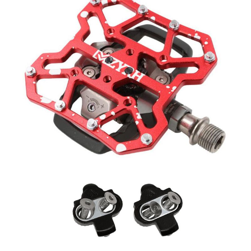 Spd mtb fiets schoenplaatjes pedaal clipless schoenplaatjesset racefietsuitrusting voor wellgo