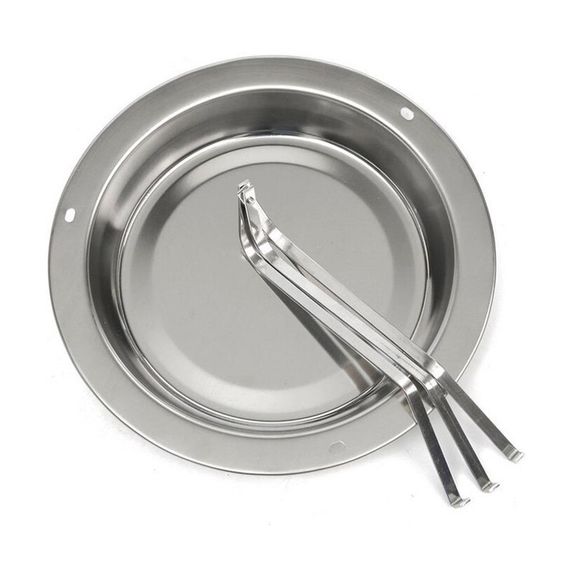 Rvs Kip Gebraden Rack, Non-stick BBQ Accessoires Tool Grillen Bakken Koken Pan Voor Outdoor Camping BBQ