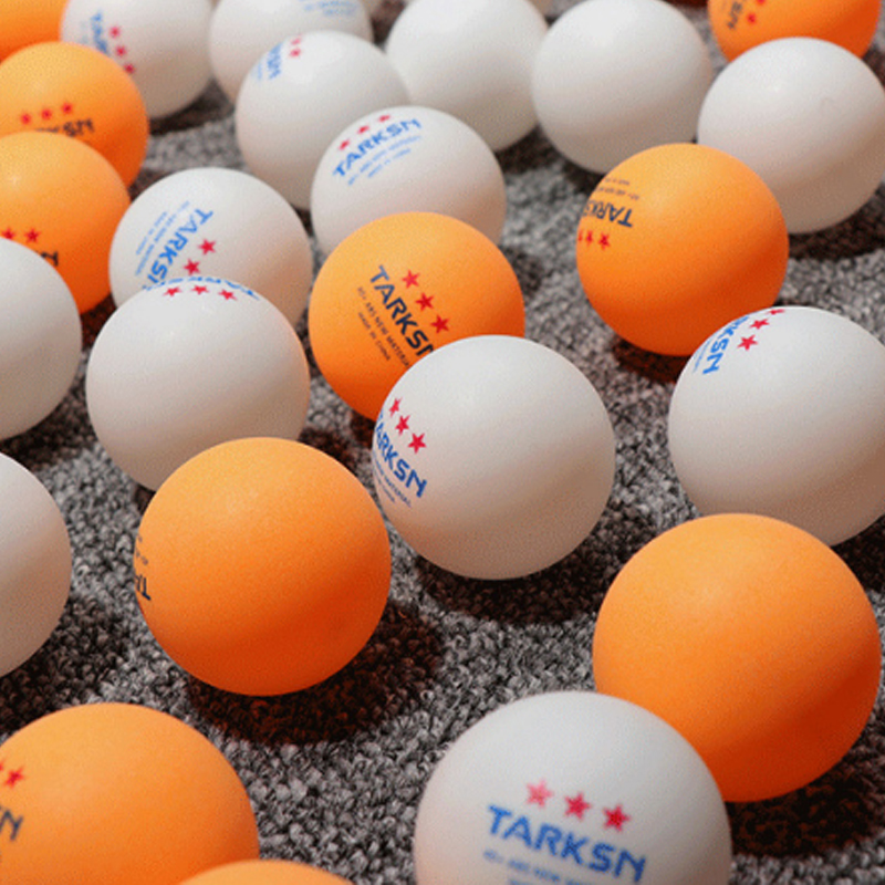 TARKSN – balles de Tennis de Table 3 étoiles en matériau ABS, 40 + mm, en plastique, 50 pièces
