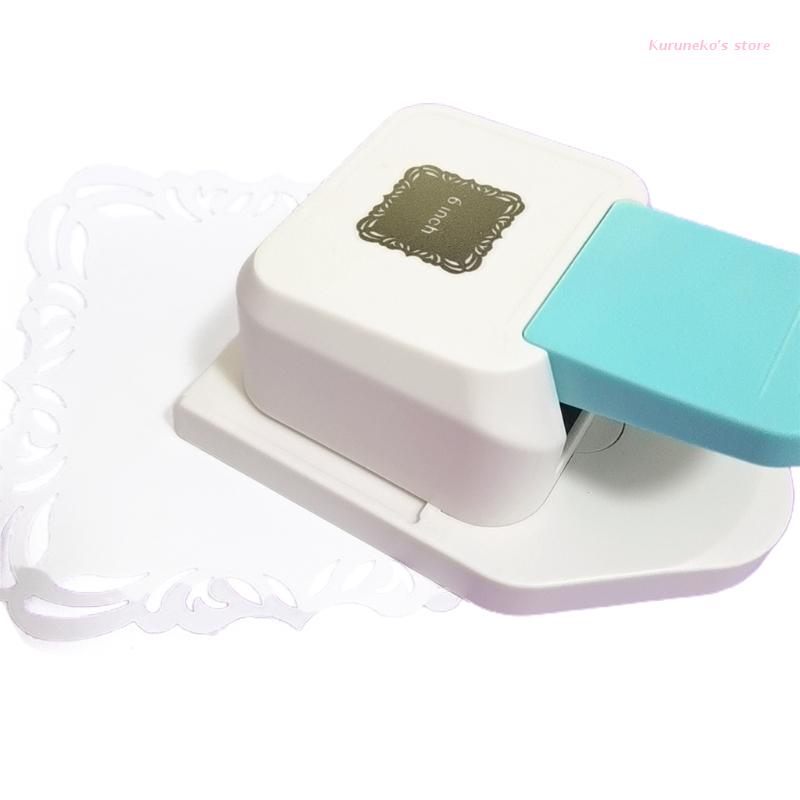Lastest Small Lace Puncher Scrapbooking Paper Embossing Machine Handheld Making Hole Machine for Children Boys Girls: 06
