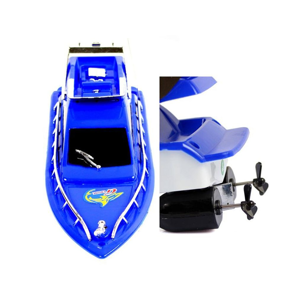 1Pc Rc Speedboot Super Mini Elektrische Afstandsbediening Hoge Snelheid Boot 4-CH Rc Boot Spel Speelgoed kid Kinderen Speelgoed