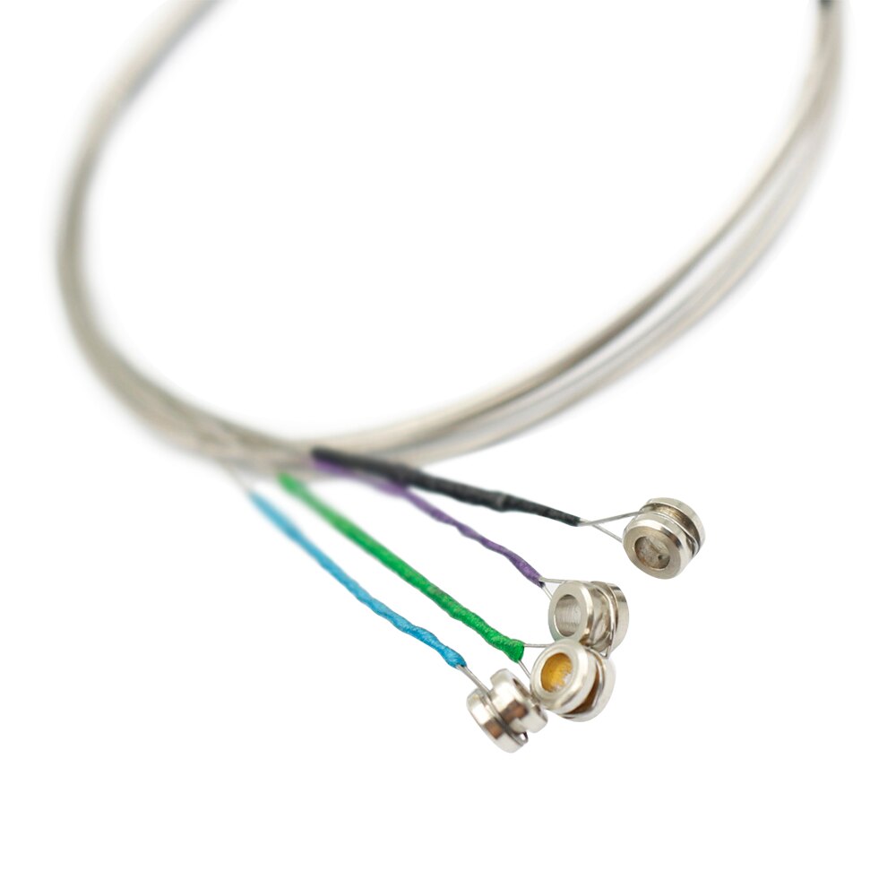 Universal Full Set 4pcs Violin Strings (E-A-D-G) Violin Fiddle String Steel Core Nickel-silver Wound for 4/4 3/4 1/2 1/4 Violins