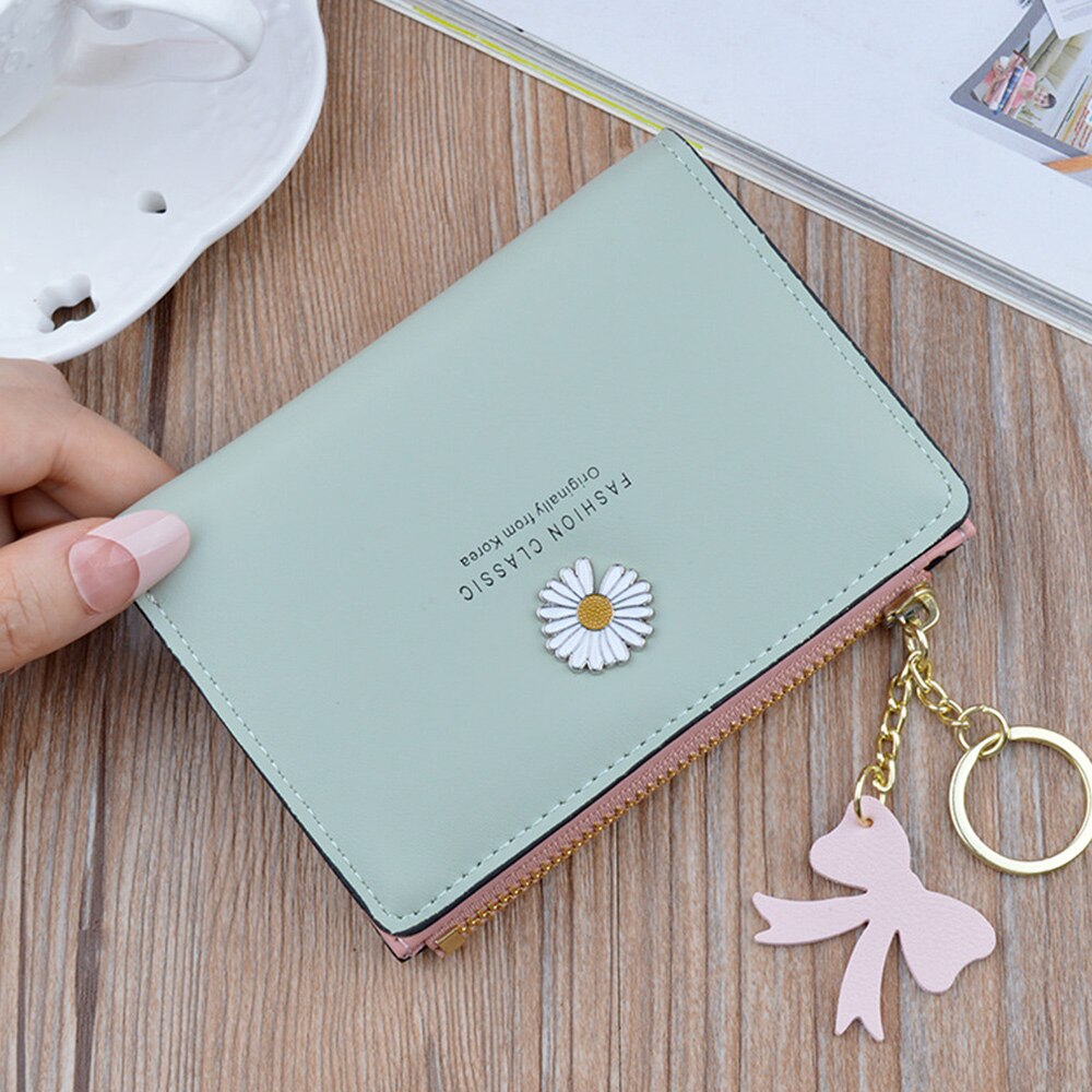 Flower wristband ladies long clutch bag large-capacity wallet female coin purse ladies coin purse mobile pocket card case Catlas: 2
