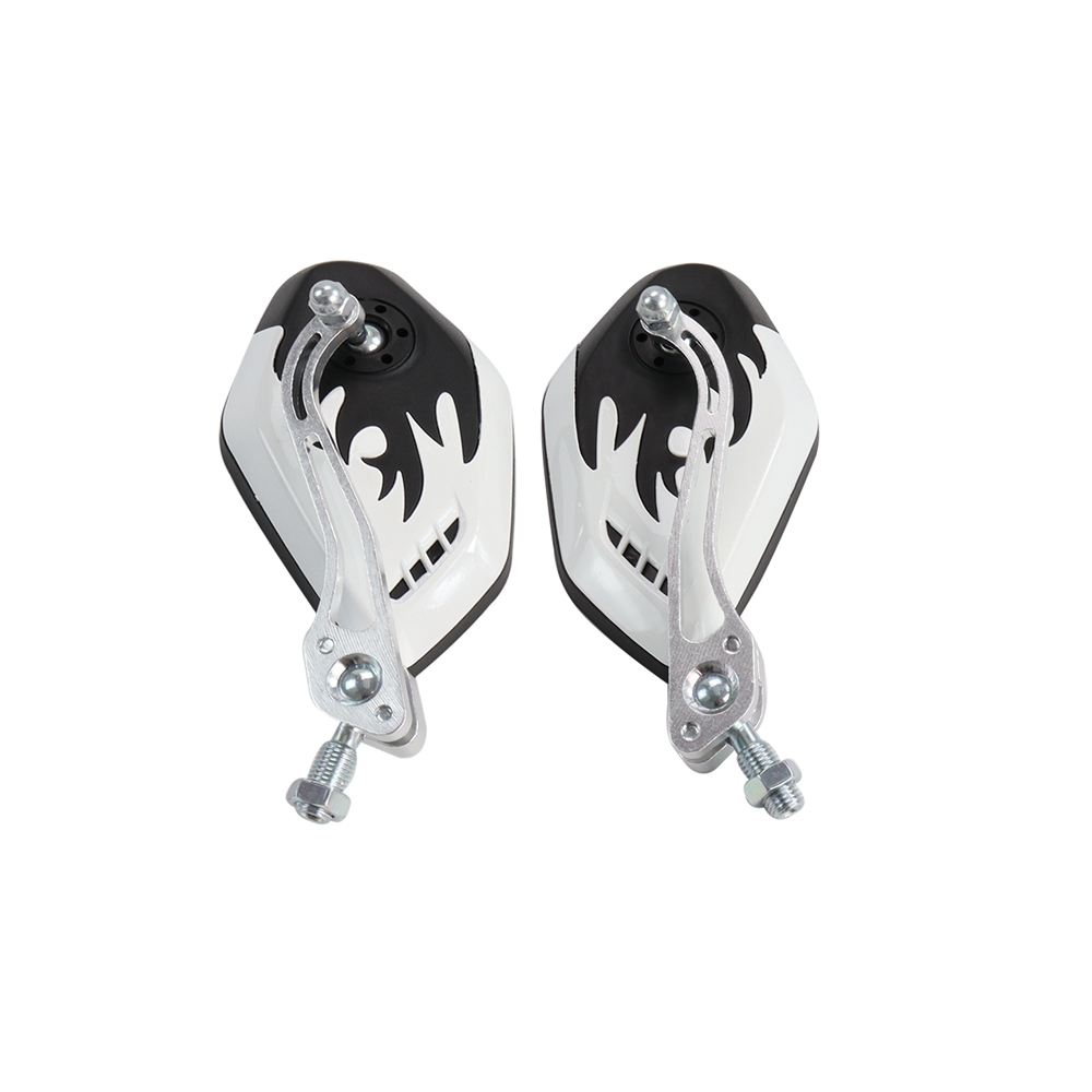 2 Stks/set 8/10Mm Aluminium Motor Scooter Motorfiets Stuur Mount Achteruitkijkspiegels: Goud