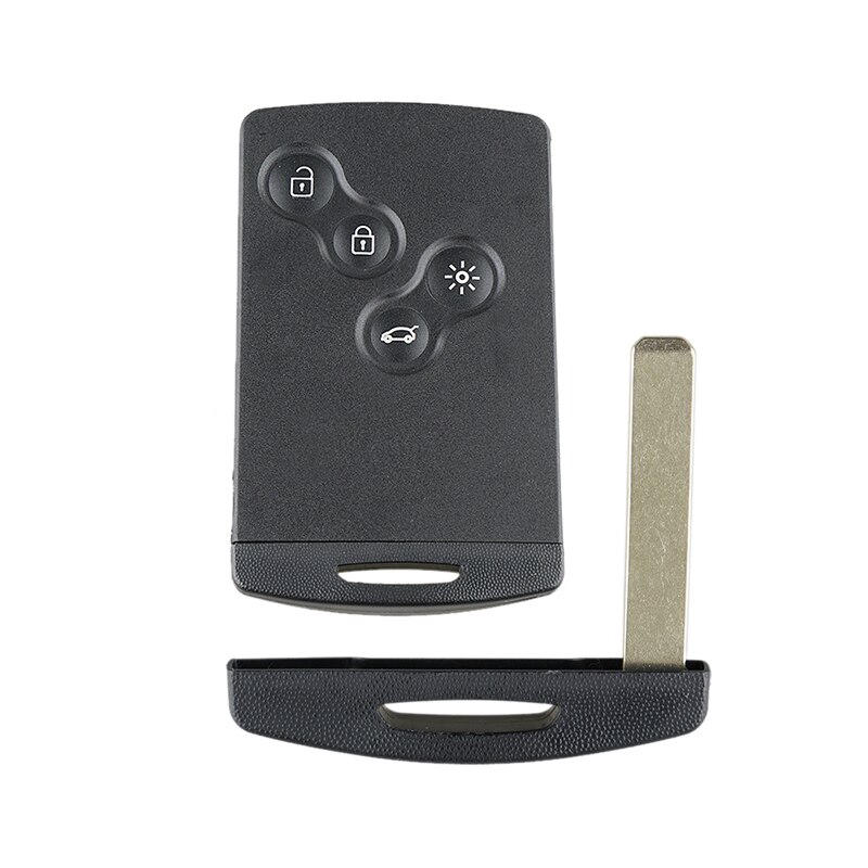 Bhkey Voor Renault Sleutel Shell 4 Knoppen Afstandsbediening Sleutelhanger Case Voor Renault Megane3 Laguna3 Scenic Fluence Captur Clio Iv autosleutels: model 1