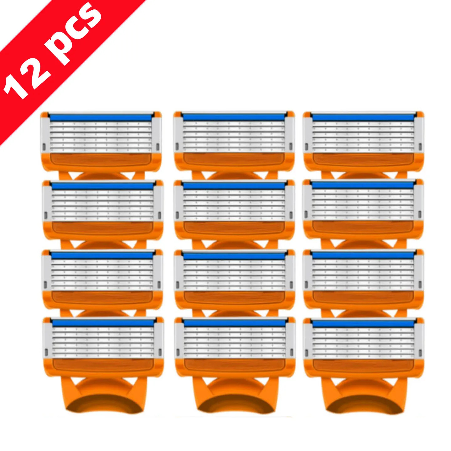 Men's Razor 5-layer Men's Razor Power Shaving Shaver Male Face Beard Hair Trimmer 5 Layer Blades Replacement: black