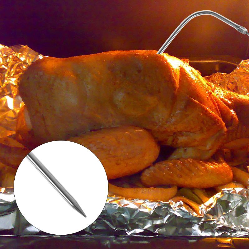 Waterproof Thermometer Hybrid Probe Replacement for Digital Cooking Food Meat Thermometer for Kitchen Oven Microwave