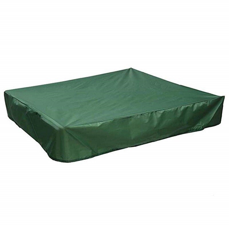 Quadratische Wasserdichte Oxford Tuch Staub Abdeckung Baldachin Kordelzug Sandkasten Sandkasten Staubdicht Abdeckung: Green