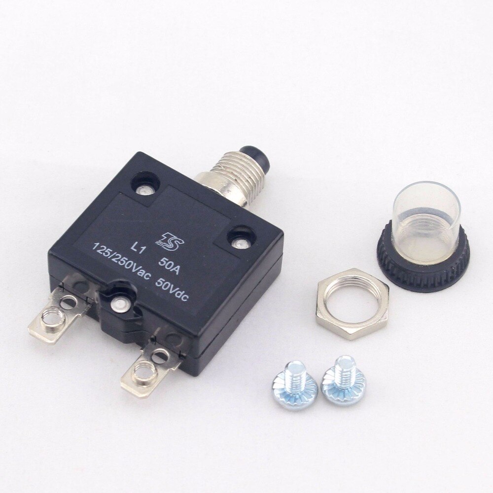 50A circuit breaker power wheelchair parts mobility scooter circuit breaker reset switch 1pcs