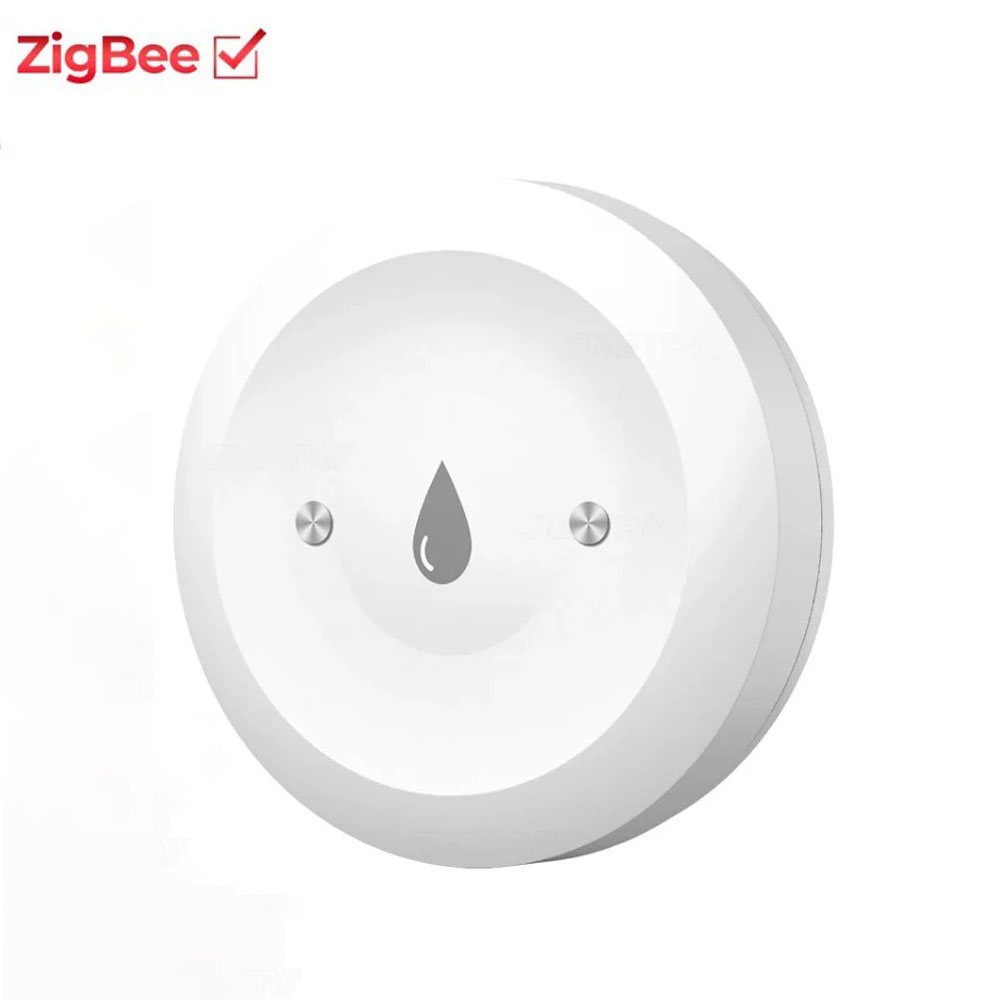 Tuya Zigbee 2mqtt Wateronderdompelingssensor Smart Life Lekkagesensor Waterkoppeling Alarm App Monitoring op afstand Waterlekdetector: Goud