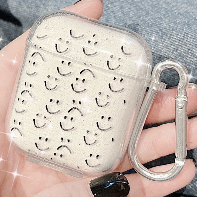 Ins dessin animé Bling paillettes souple TPU étui pour écouteurs pour Airpods Pro 2nd mignon coeur étui pour AirPods 1 2 3 4 2024 couverture boîte de chargement
