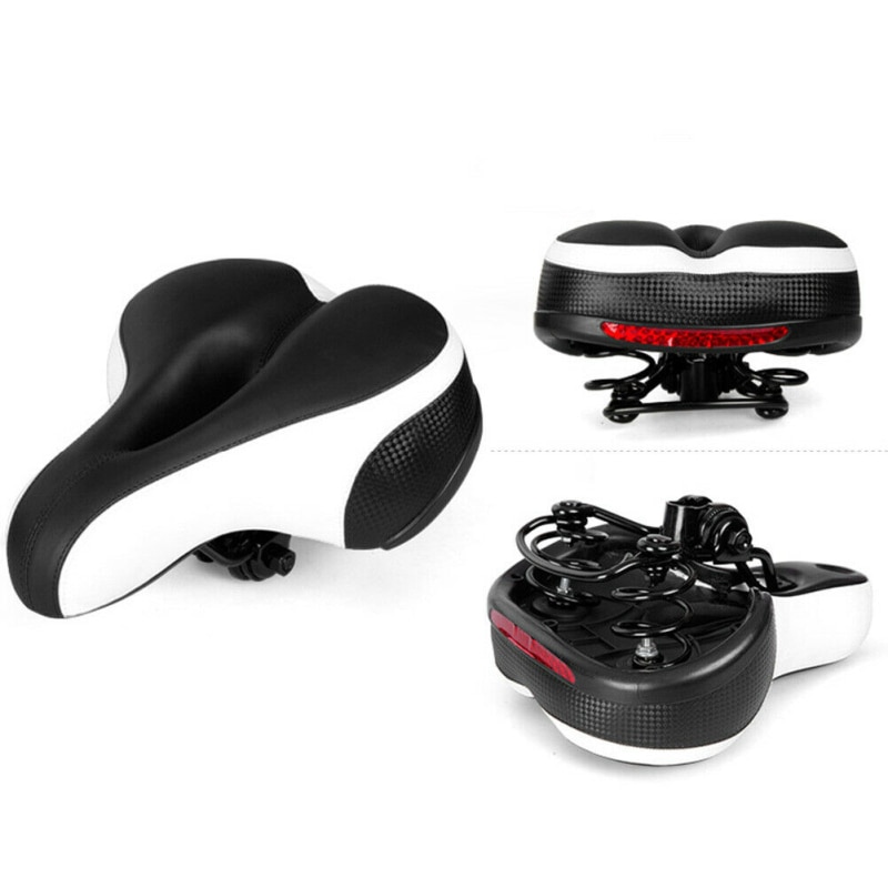 Selle de vélo Extra large et confortable, assise souple rembourrée en Gel, pièces de bicyclette