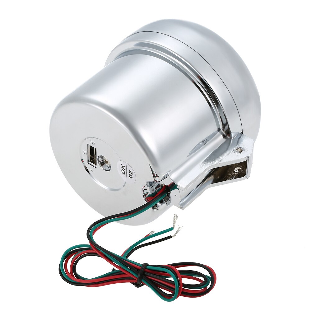 Universele 12V Auto 3.75 "Toerenteller Tacho Gauge Met 7 Led Kleuren Shift Light 0-8000 Rpm