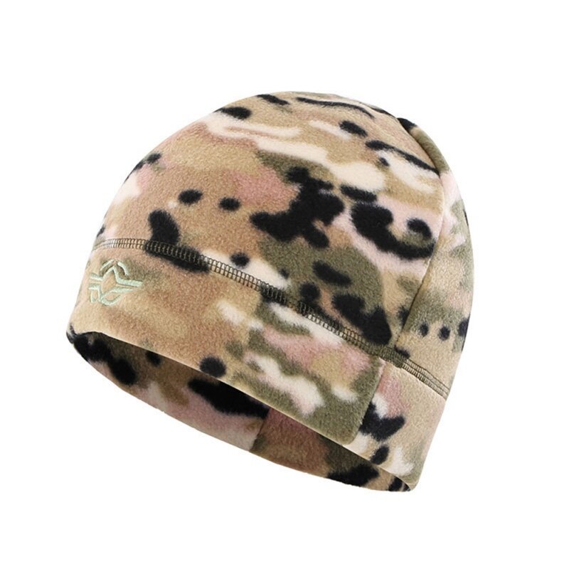 Höst vinter unisex mössa i fleece varma hörselkåpor löparmössor skidåkning ridning sport vindtät casual sporthatt