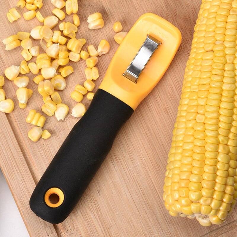 Corn Peeler Corn Cob Stripper Remover Rvs Corn Kernel Cutter Strippen Tool Met Handvat Keuken Koken Gadgets