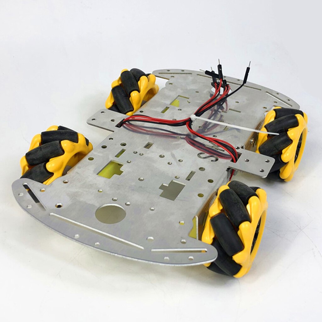 Mecanum Wiel Robot Kit 4WD Omnidirectionele Wielen Smart Robot Car Chassis Kit