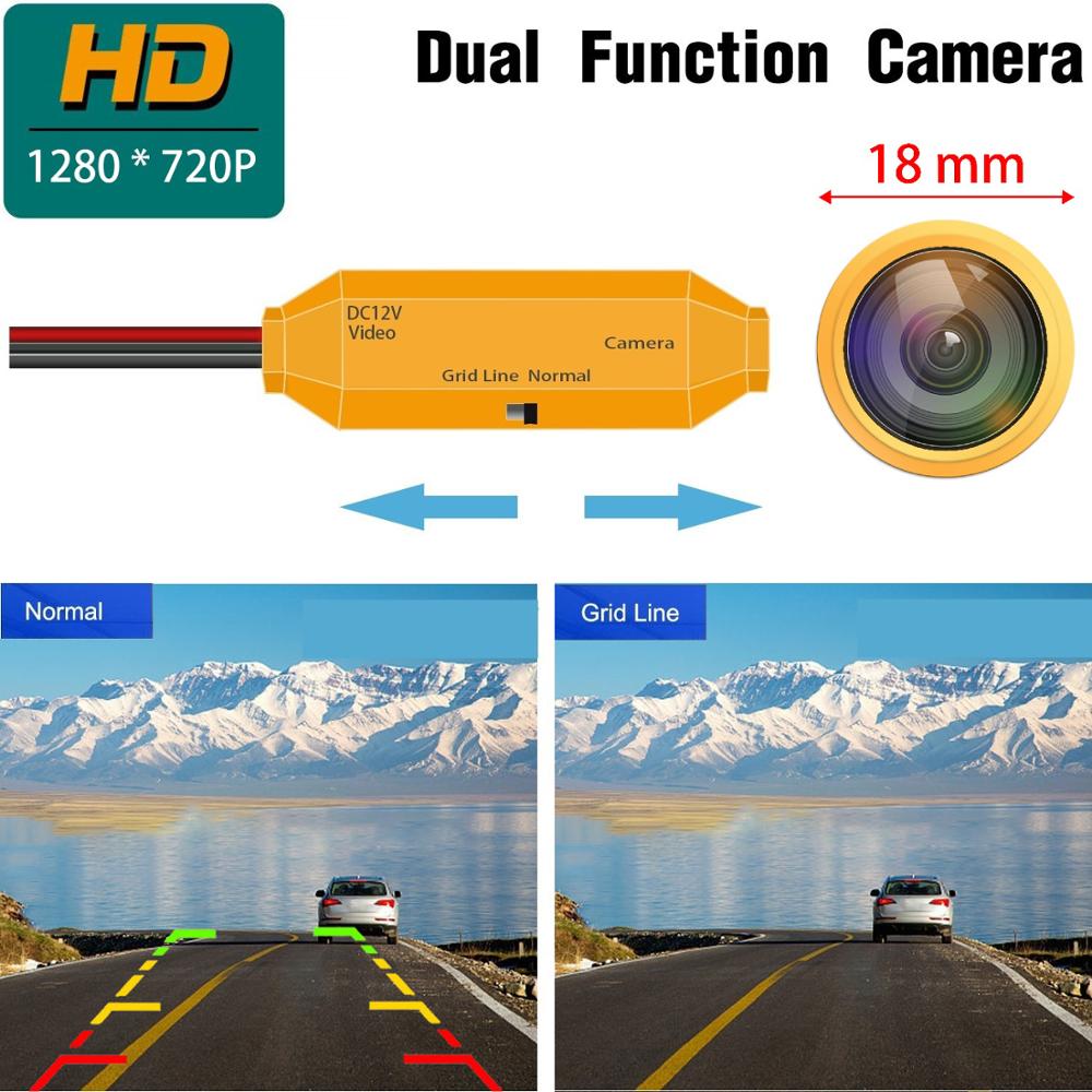 HD 1280x720p Golden Reversing Rear View Backup camera for Toyota/Prado/Land/Cruiser 120