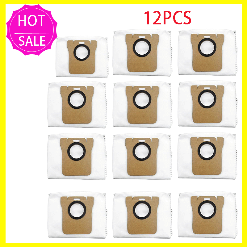 Voor (Xiaomi Robotstofzuiger X10+ / X20+ / X20 Plus) Reserveonderdelen Accessoires Hoofdzijborstel Mop Doek Stofzakfilter: WHITE