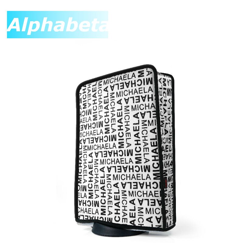 Dustproof Cover For PS5 Console Protective Washable Anti-scratch Dust Cover for Sony PS5 accessories.: Alphabet