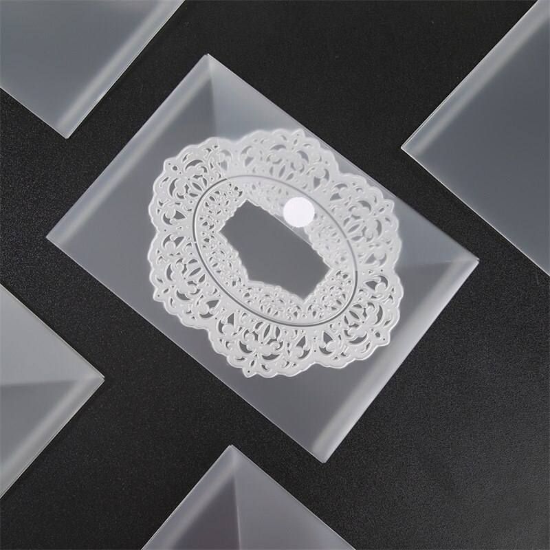 18x13cm Selbst Klebe Magie Aufkleber Ordner Tasche Für Lagerung Schneiden Stirbt Heiße Folie Platten Klar Briefmarken Organizer inhaber Beutel