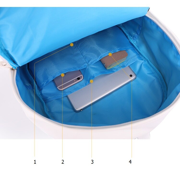 Mochila feminina de couro pu, bolsa ombro escolar de grande capacidade para estudantes