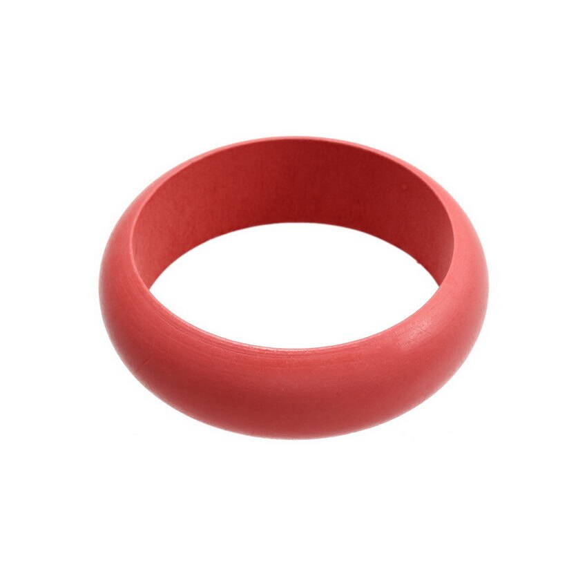 Vintage gesprenkelte, breite armreifen aus naturholz für damen, farbige holzmanschetten, weihnachtsarmbänder, armreifenschmuck: B031 rosa