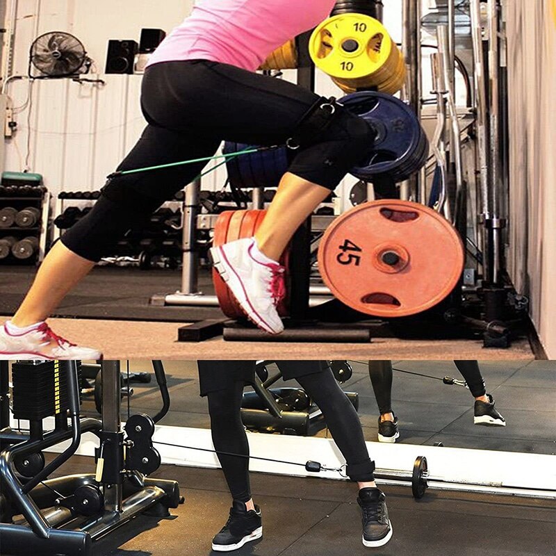 2 Pcs Oberschenkel Riemen Fitness Beine Manschetten Einstellbare Stärke Training Speed Workout Geeignet für Kickboxen Läuft, Etc