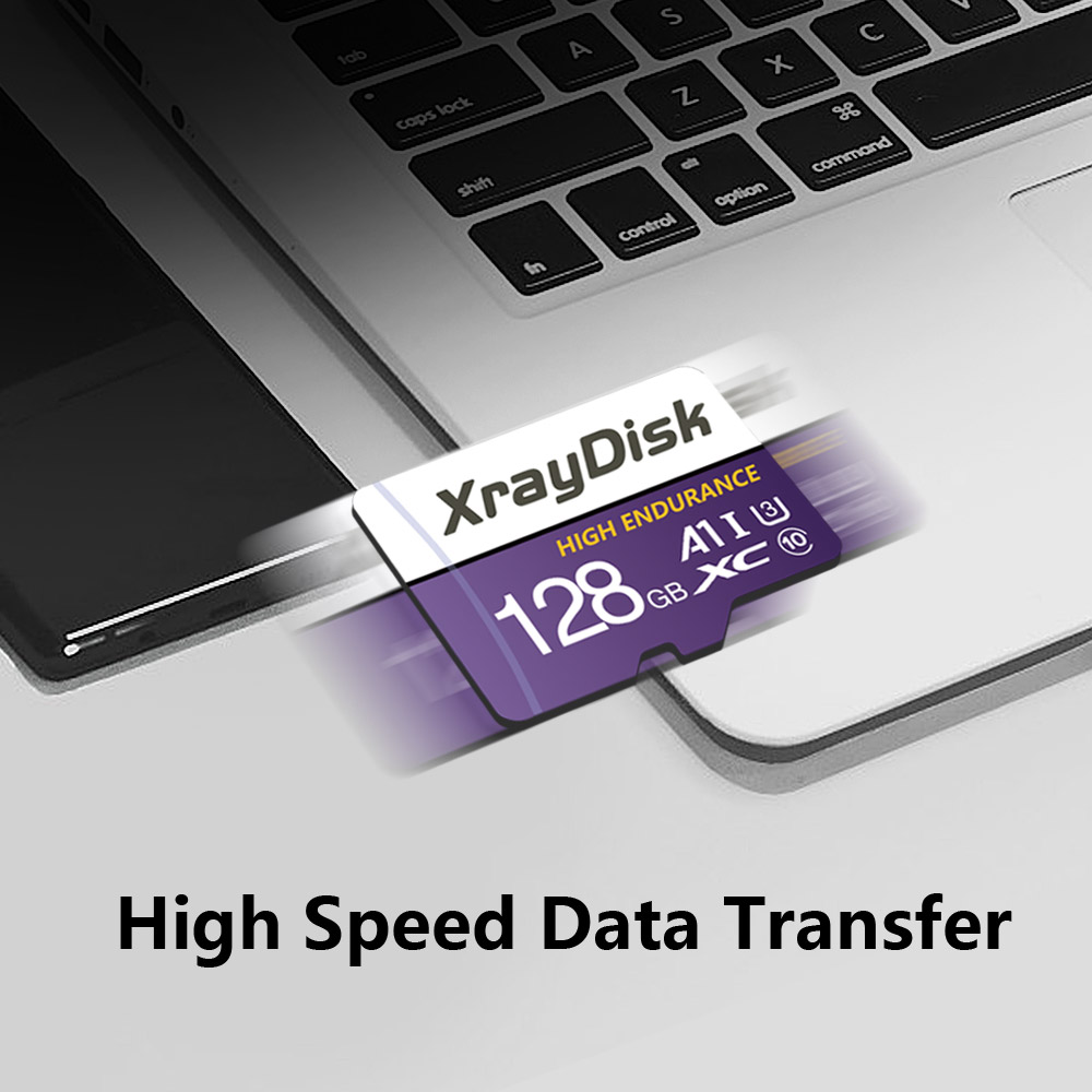 Xraydisk 32GB 64GB 128GB 256GB Tarjeta de memoria de alta velocidad Tarjeta TF Clase 10 para cámara y cámara de salpicadero