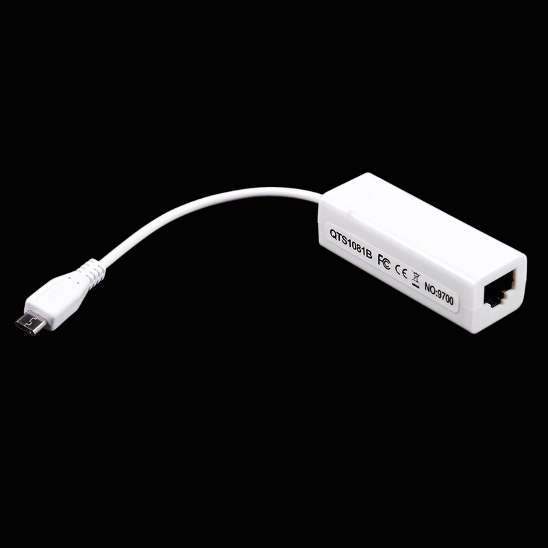 mini USB 5 Pin 10/100 Mbps RJ45 LAN Ethernet Adapter for Tablet PC