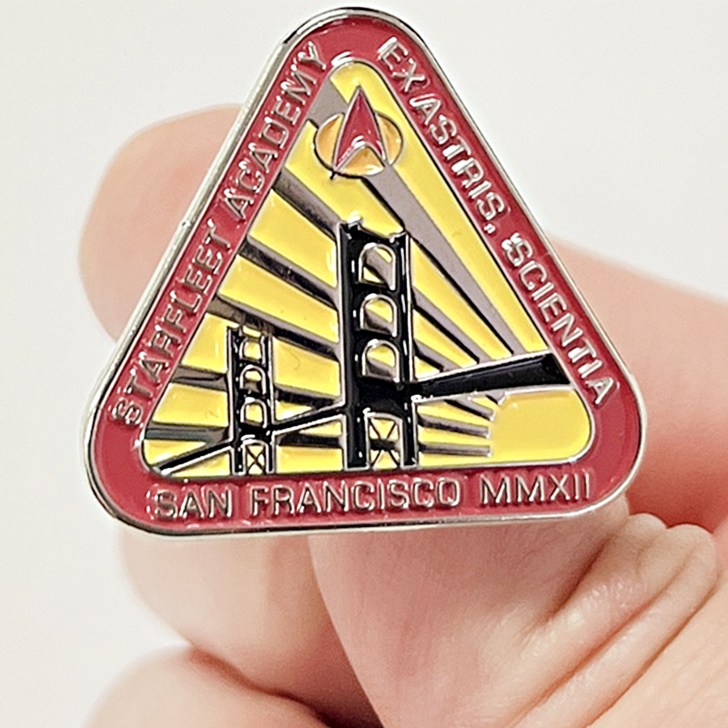 Starfleet Academy Logo Emaille Pin Metalen Badge Sterren Art Broches Rugzak Accessoires Sieraden Cadeau