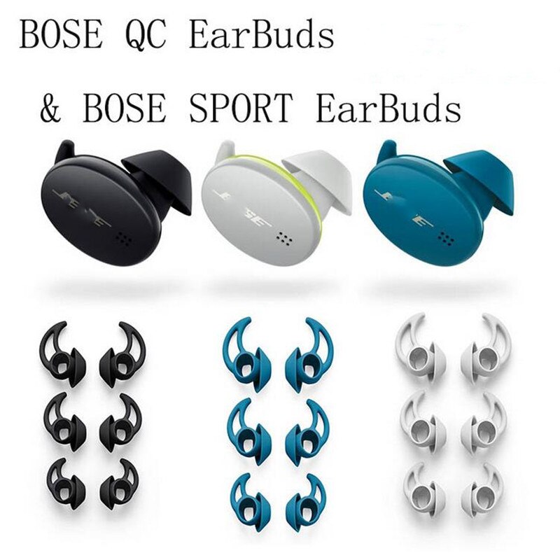 Embouts en Silicone de remplacement, 6 pièces, oreillettes sans fil, pour Bose QuietComfort, stop-bruit