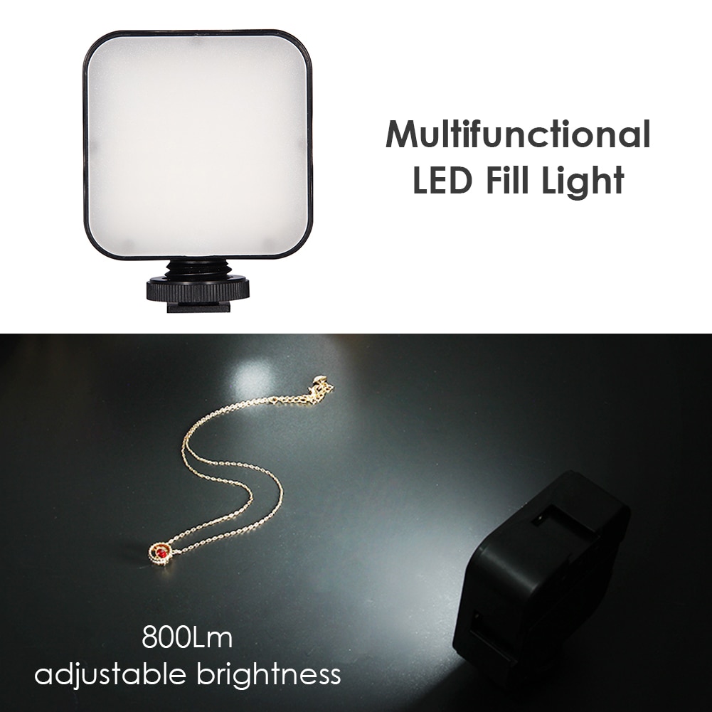 5W LED Selfie Vlog Riempire Foto Luce per DSLR Durevole Pratico Multi-funzionale Classic Camera Video Studio Accessori