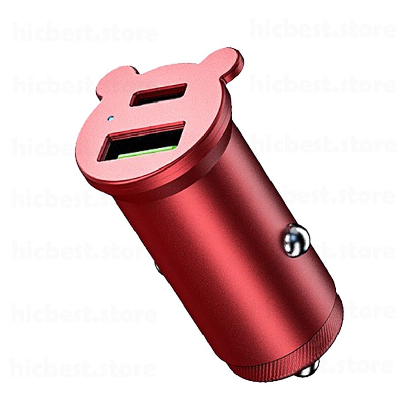 45W Aluminum PD Car Charger for iPhon Car PD Charger PD3.0 FCP SCP AFC Auto Adapter for iPhon 12 SE 11 Pro Samsung S20 Huawei: 2