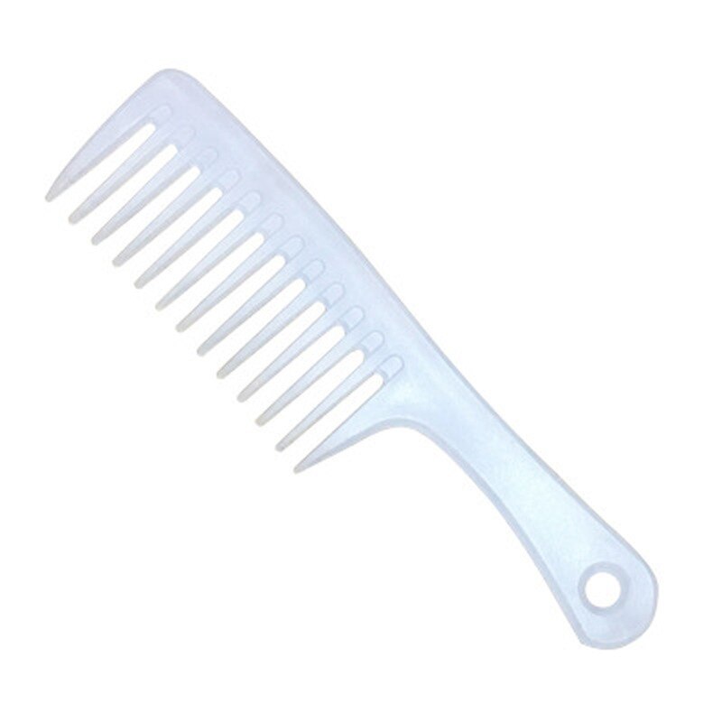 1 Pc Anti-Statische Grote Grove Kam Kappers Kam Vrouwen Opknoping Gat Handvat Grip Krullend Haar Haarborstel Beauty kammen: 1 Pc B