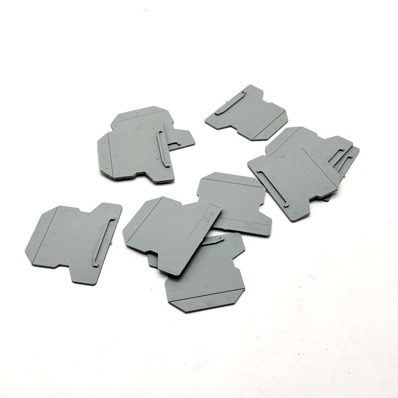 10pcs Terminal Grouping End Covers ATP-UK Terminal Seperator Grouping Baffle Grouping Partitions Terminal Block Accessory